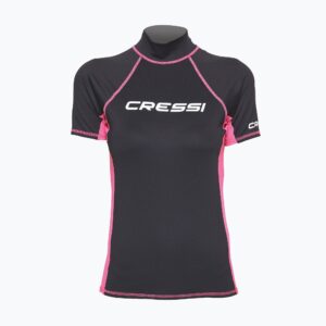 Koszulka do pływania damska Cressi Rash Guard S/SL black/pink