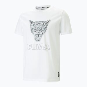 Koszulka koszykarska męska PUMA Clear Out Tee 9 puma white