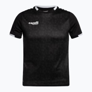 Koszulka piłkarska dziecięca Capelli Cs III Block Youth black/white