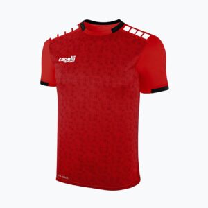 Koszulka piłkarska dziecięca Capelli Cs III Block Youth red/black
