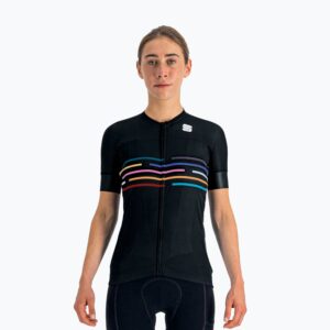 Koszulka rowerowa damska Sportful Vélodrome czarna 1121032.002