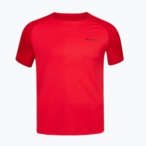 Koszulka tenisowa męska Babolat Play Crew Neck tomato red