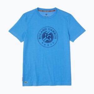 Koszulka tenisowa męska Lacoste TH0970 ethereal/navy blue