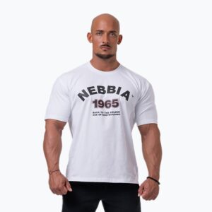 Koszulka treningowa męska NEBBIA Golden Era white