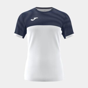 Koszulka tenisowa męska Joma Montreal Short Sleeve T-Shirt white navy M