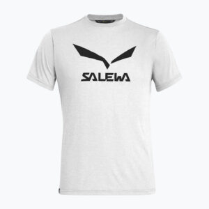 Koszulka trekkingowa męska Salewa Solidlogo Dry white