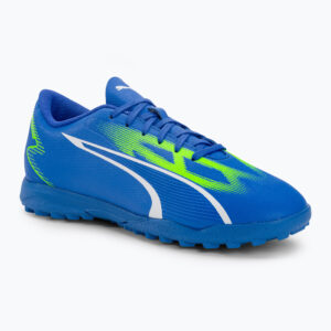 Buty piłkarskie dziecięce PUMA Ultra Play TT ultra blue/puma white/pro green