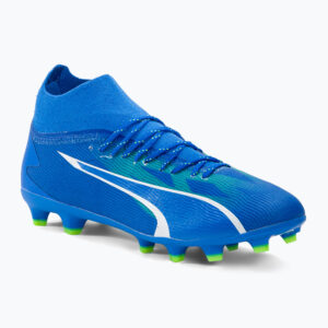 Buty piłkarskie dziecięce PUMA Ultra Pro FG/AG ultra blue/puma white/pro green
