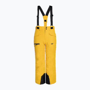 Spodnie narciarskie dziecięce 4F M360 yellow