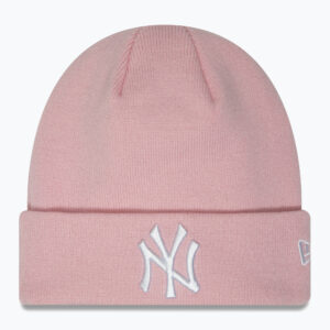 Czapka damska New Era Female Essential Cuff Beanie New York Yankees pastel pink