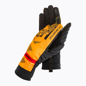 Rękawiczki trekkingowe męskie La Sportiva Session Tech yellow/black
