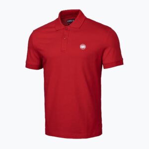 Koszulka polo męska Pitbull West Coast Polo Pique Regular red