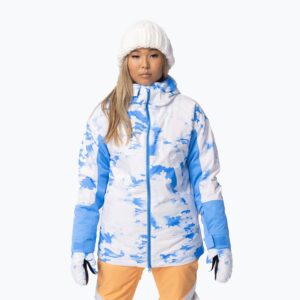 Kurtka snowboardowa damska ROXY Chloe Kim azure blue clouds