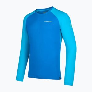 Longsleeve trekkingowy męski La Sportiva Back Logo electric blue/maui
