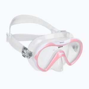 Maska do snorkelingu dziecięca Mares Vento SC clear/pink