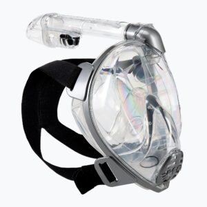 Maska pełnotwarzowa do snorkelingu Cressi Baron Full Face clear/silver