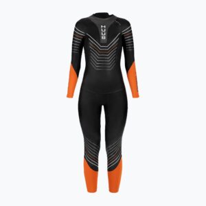 Pianka triathlonowa damska HUUB Araya 2:4 black/orange