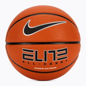 Piłka do koszykówki Nike Elite All Court 8P 2.0 Deflated amber/black/metallic silver rozmiar 5