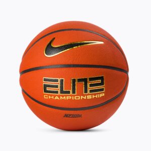 Piłka do koszykówki Nike Elite Championship 8P 2.0 Deflated amber/black/metallic gold rozmiar 7