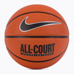 Piłka do koszykówki Nike Everyday All Court 8P Deflated amber/black/metallic silver rozmiar 7