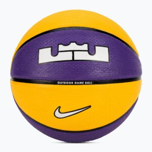 Piłka do koszykówki Nike Playground 8P 2.0 L James purple/amarillo/black/white rozmiar 6