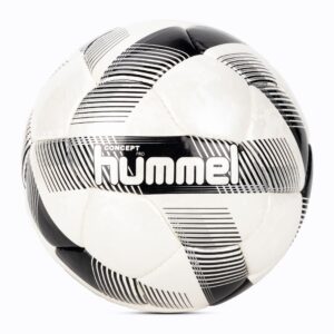 Piłka do piłki nożnej Hummel Concept Pro FB white/black/silver rozmiar 5