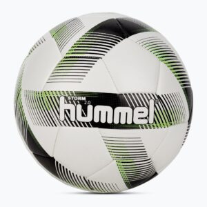 Piłka do piłki nożnej Hummel Storm 2.0 FB white/black/green rozmiar 4