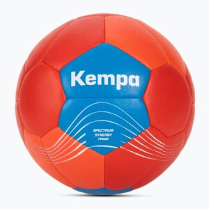 Piłka do piłki ręcznej Kempa Spectrum Synergy Primo czerwona/niebieska rozmiar 3