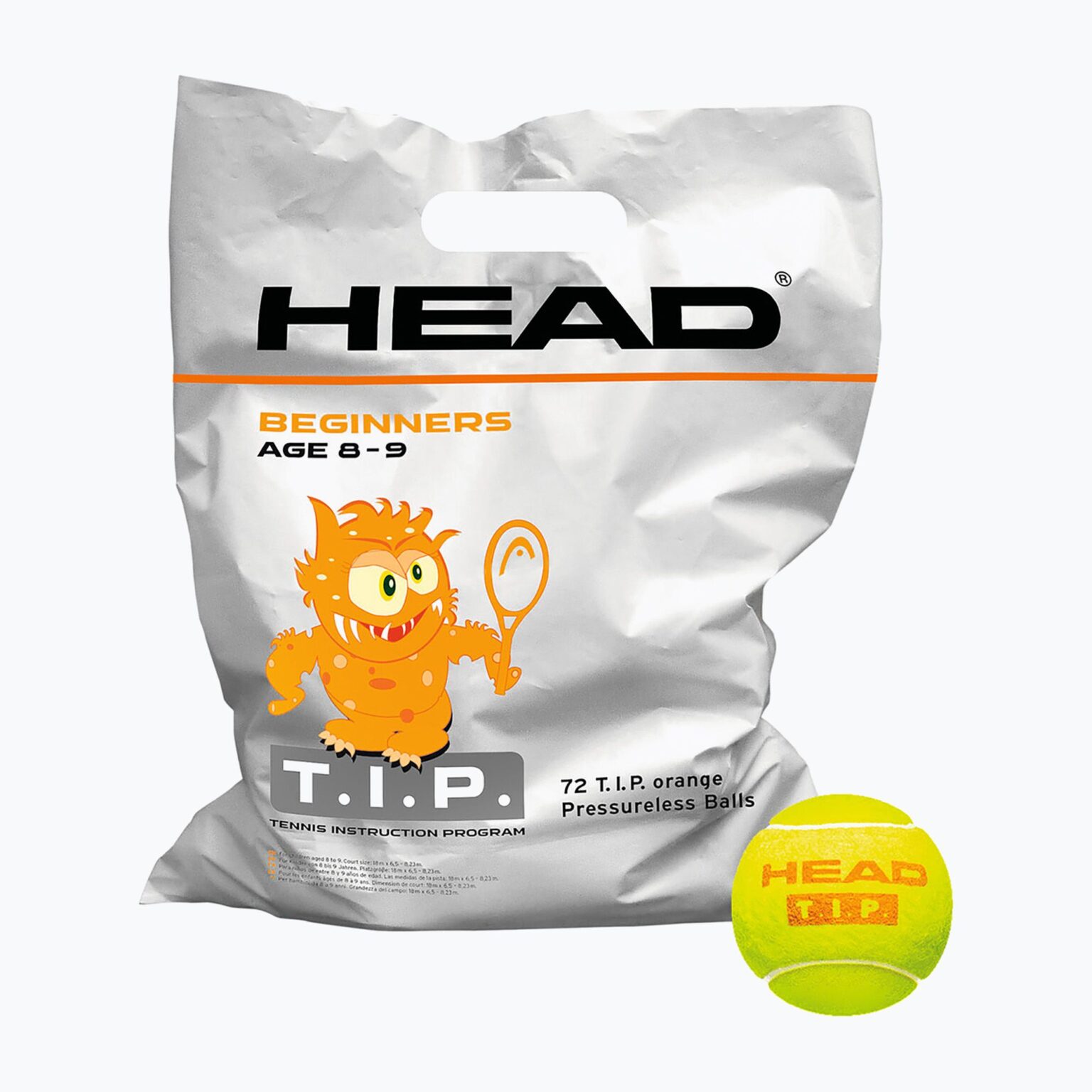 Piłki tenisowe dziecięce HEAD 72B Tip Orange 72 szt. orange